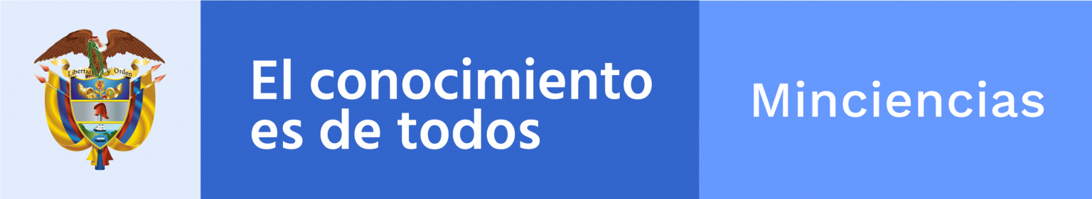 Escudo de Colombia en fondo azul